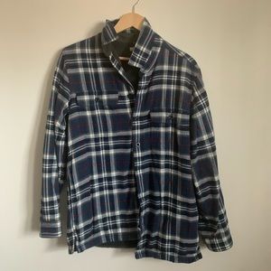 Men’s llbean fleece lined flannel